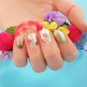 hibiscus dream incoco nails retired tropical